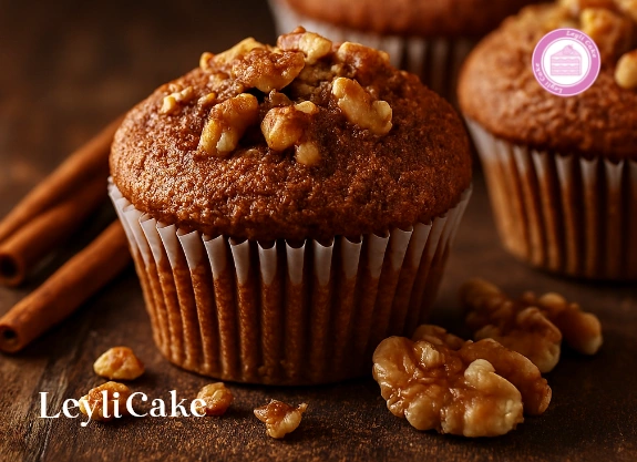 آموزش پخت حرفه ایی مافین گردو و دارچین