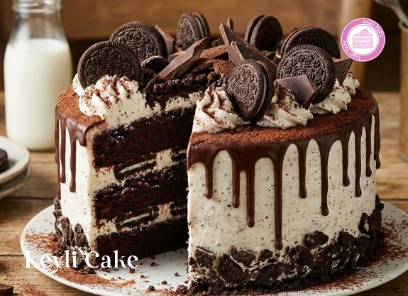 کیک اورئو خانگی | طرز تهیه کیکی شکلاتی و خوشمزه